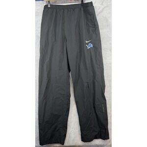 Nike Detroit Lions Golf Windbreaker Pants Storm-FIt‎ Black Team Issued Men's XL